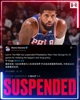 重磅💥保罗&middot;乔治违反NBA禁药政策！被禁赛25场！！！